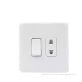 1Gang Switched 2Pin Universal Outlet hot wall socket